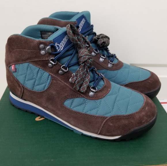 NEW Danner 200g Hiking Boots Green Brown 37341 10D - Picture 1 of 9